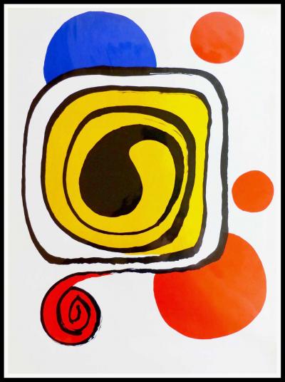 Alexander CALDER - composition, 1971 - Lithographie originale 2