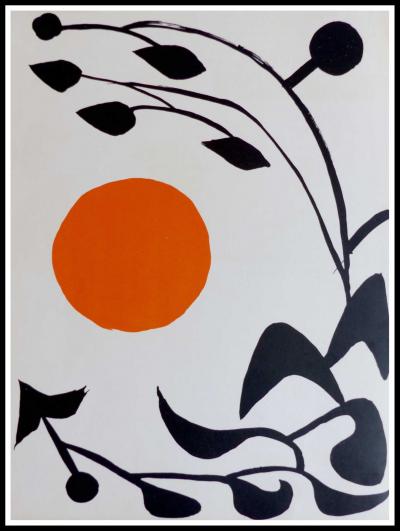 Alexander CALDER - Móvil a la luna, 1954, litografía original 2