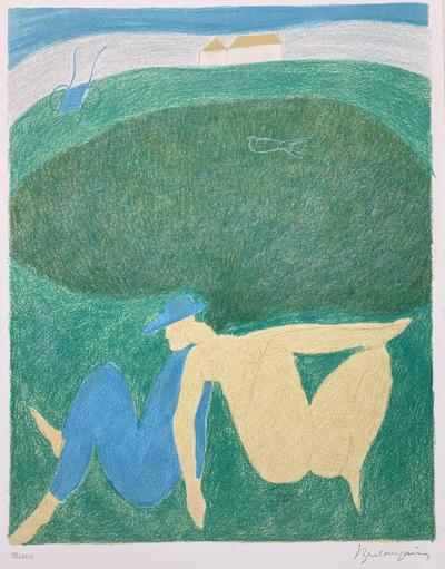 Pierre BONCOMPAIN - Les nourritures terrestres, 1990 - Lithographie signée au crayon 2