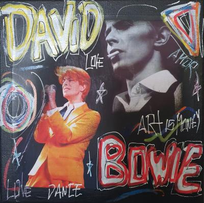 SPACO - Bowie , 2023 - Technique mixte signée 2