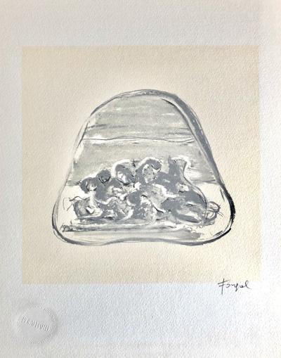 Attilio Forgioli - Isola - Photolithographie signée 2