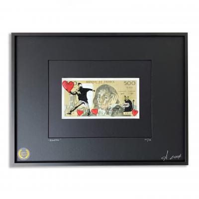 Cisco - Peaceful, 2024 - Acrylique sur billet 2