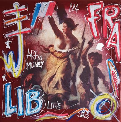 SPACO - Liberty Delacroix, 2023 - Acrylique sur toile 2