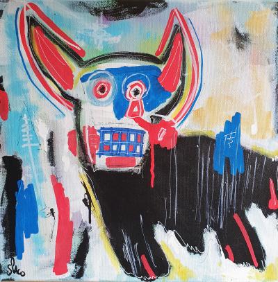 SPACO - Minotaure Basquiat, 2023 - Technique mixte sur toile 2