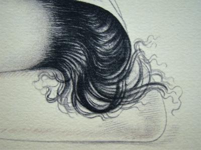 Walter SAUER (after) - Murasaki , 1930 - Offset print signed 2