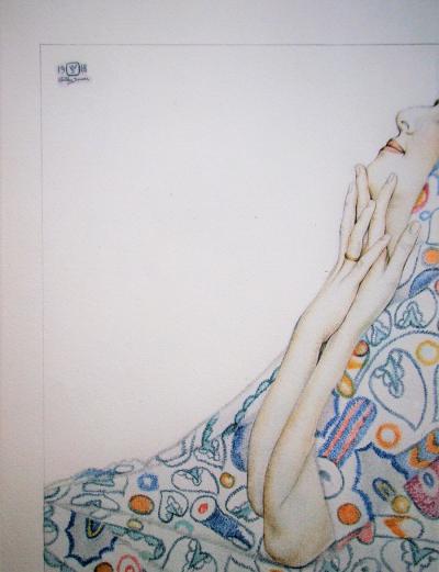 Walter SAUER (after) - Nostalgie, 1930 - Offset print signed and dated 2
