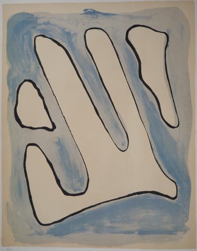 Man RAY : Oiseau surréaliste, 1971 - Lithographie originale signée au crayon 2