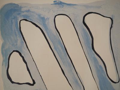 Man RAY : Oiseau surréaliste, 1971 - Lithographie originale signée au crayon 2