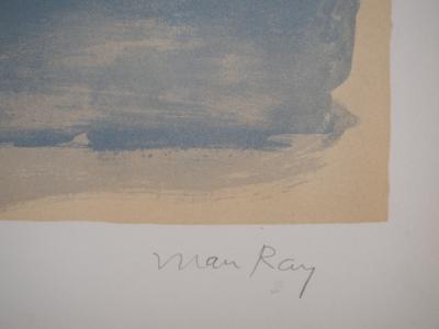 Man RAY : Oiseau surréaliste, 1971 - Lithographie originale signée au crayon 2