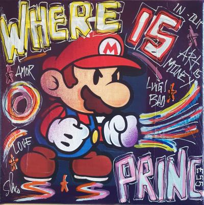 SPACO - Super Mario , 2023 - Acrylique sur toile 2