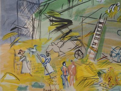 Raoul DUFY - Le temps des moissons, 1953 - Lithographie Originale Signée 2
