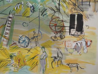 Raoul DUFY - Le temps des moissons, 1953 - Lithographie Originale Signée 2