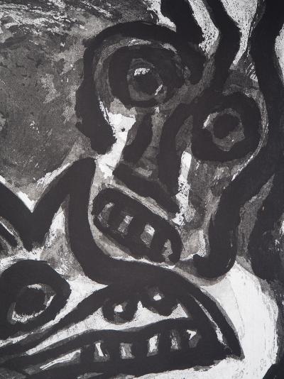 Bengt LINDSTROM : L’homme et l’animal - Gravure originale signée 2