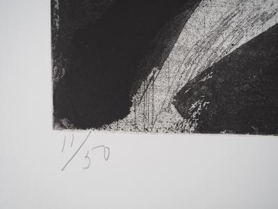 Bengt LINDSTROM : L’homme et l’animal - Gravure originale signée 2