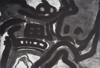 Bengt LINDSTROM : Symboles abstraits - Gravure originale signée 2
