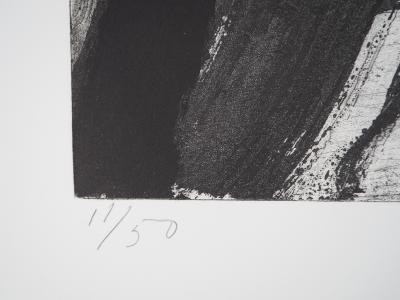 Bengt LINDSTROM : Symboles abstraits - Gravure originale signée 2