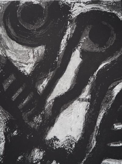 Bengt LINDSTROM : Personnages étonnés - Gravure originale signée 2