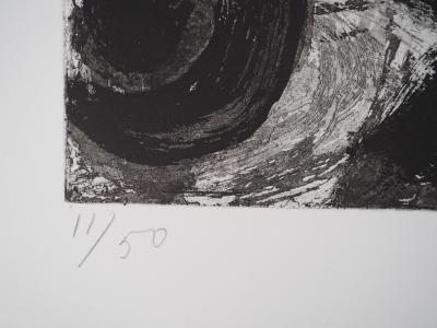 Bengt LINDSTROM : Personnages étonnés - Gravure originale signée 2