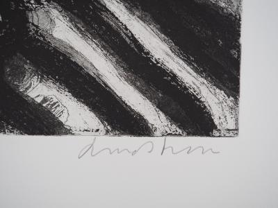 Bengt LINDSTROM : Personnages étonnés - Gravure originale signée 2