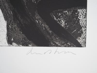 Bengt LINDSTROM : Personnage reptilien - Gravure originale signée 2