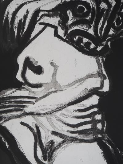 Bengt LINDSTROM : Le Chaman - Gravure originale signée 2