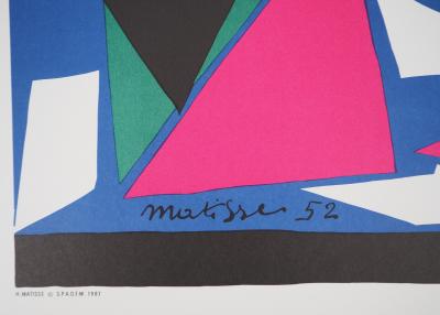 Henri MATISSE : Papiers découpés, Atelier Mourlot - Lithographie signée 2