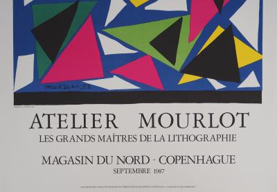 Henri MATISSE : Papiers découpés, Atelier Mourlot - Lithographie signée 2