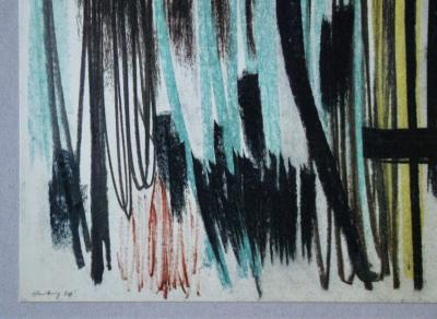 Hans HARTUNG (d’après) - Pastel P.1950-4, 1961 - Lithographie offset signée 2