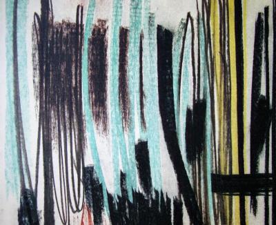 Hans HARTUNG (d’après) - Pastel P.1950-4, 1961 - Lithographie offset signée 2