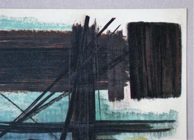 Hans HARTUNG (d’après) - Pastel P.1950-3, 1961 - Lithographie offset signée 2