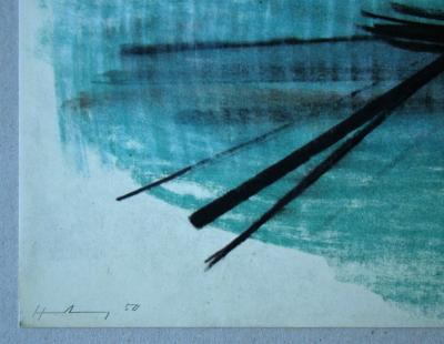 Hans HARTUNG (d’après) - Pastel P.1950-3, 1961 - Lithographie offset signée 2