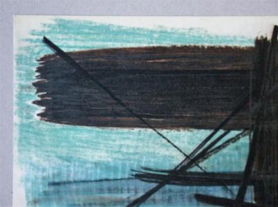 Hans HARTUNG (after) - Pastel P.1950-3, 1961 - Offset lithography signed 2