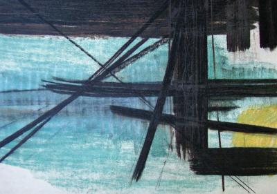 Hans HARTUNG (after) - Pastel P.1950-3, 1961 - Offset lithography signed 2