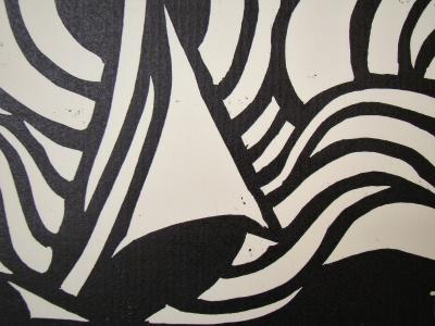 Thilo MAATSCH - Composition, 1922 - Original woodcut signed and numbered 2