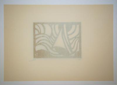 Thilo MAATSCH - Composition, 1922 - Original woodcut signed and numbered 2