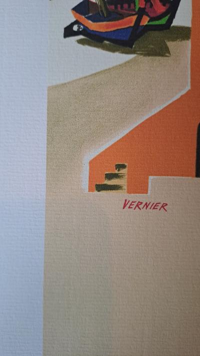 François Vernier - Air France / Espagne - Affiche édition d’art 2