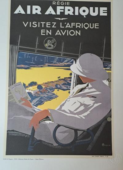 Roquin- Régie Air Afrique - Affiche édition d’art 2