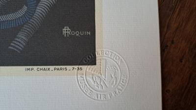 Roquin- Régie Air Afrique - Affiche édition d’art 2