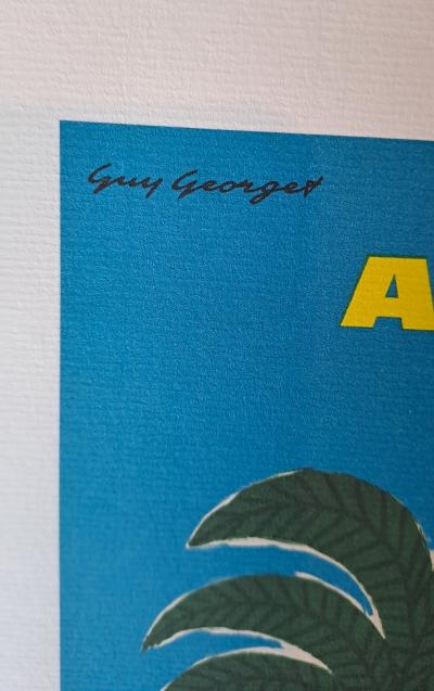 Guy Georget - Air France / Côte d'Azur - Art edition poster 2