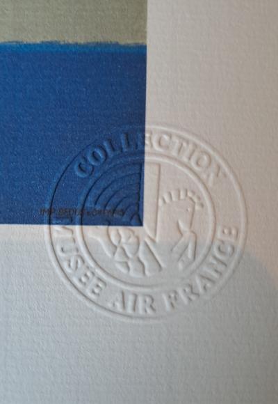 Guy Georget - Air France / Côte d'Azur - Art edition poster 2
