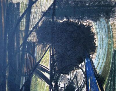 Hans HARTUNG (d’après) - Pastel P.1947-20, 1961 - Lithographie offset signée 2