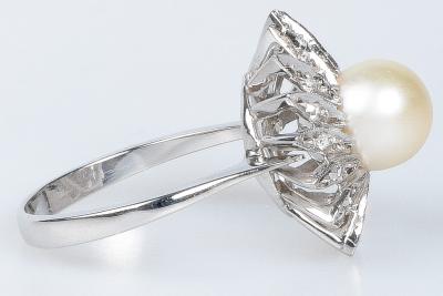 Parure Bague et boucles d’oreilles, style Art Moderne en or 18 carats 2