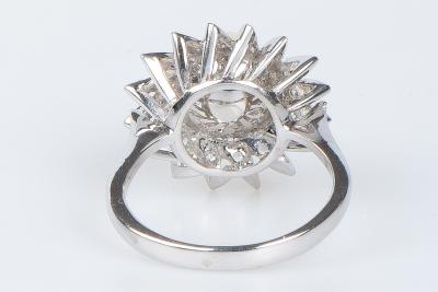 Parure Bague et boucles d’oreilles, style Art Moderne en or 18 carats 2