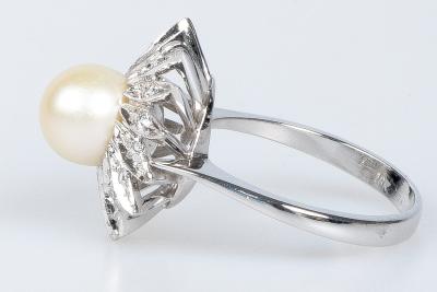Parure Bague et boucles d’oreilles, style Art Moderne en or 18 carats 2