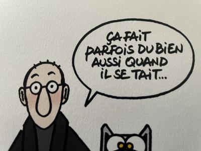 Philippe GELUCK - Je n’en pense pas moins (ex-libris) 2
