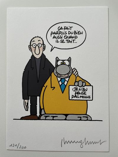 Philippe GELUCK - Je n’en pense pas moins (ex-libris) 2