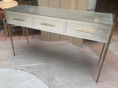 Commode Console 1970 - résine et laiton 2