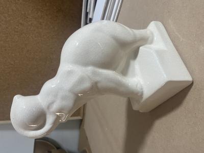 Sculpture Duquesne - Elephant en céramique signé 1930 2