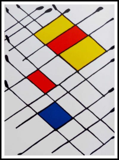Alexander CALDER - composition, 1966 - Lithographie 2