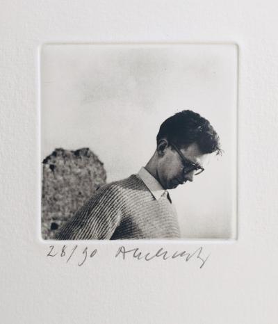 Pierre ALECHINSKY - Christian Dotremont, 2007 - Héliogravure originale signée au crayon 2